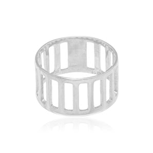 RHODIUM PLATED RING