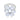RHODIUM PLATED RING WITH CRYSTAL