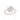 RHODIUM ABSTRACT RING IN WHITE