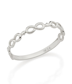 RHODIUM PLATED RING