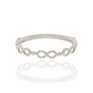 RHODIUM PLATED RING