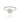 RHODIUM PLATED RING WITH ZIRCONIA