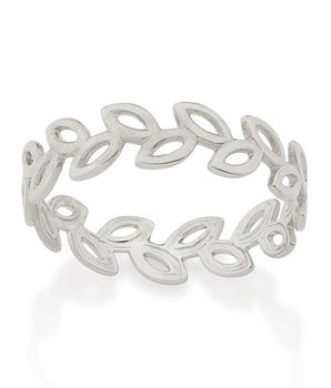 RHODIUM PLATED RING