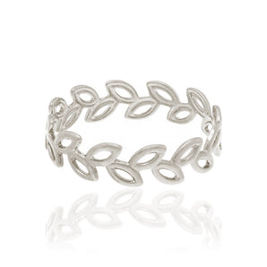 RHODIUM PLATED RING