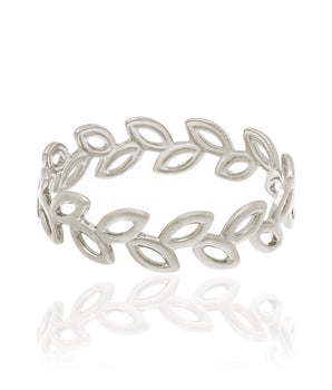 RHODIUM PLATED RING