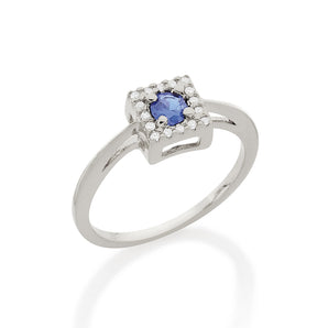 RHODIUM LUCID DREAMS RING IN BLUE