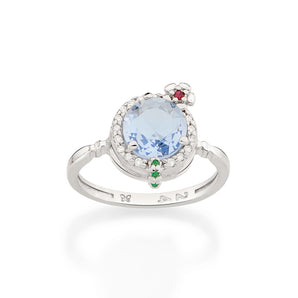 RHODIUM CURAÇAO DRINK RING