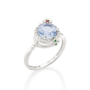 RHODIUM CURAÇAO DRINK RING