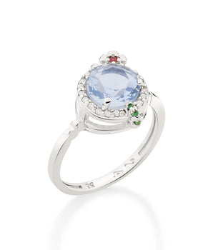 RHODIUM CURAÇAO DRINK RING