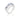 RHODIUM DOUBLE BAND RING IN BLUE