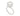 RHODIUM PLATED RING WITH ZIRCONIA