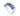 RHODIUM ELEGANT NIGHT RING IN BLUE