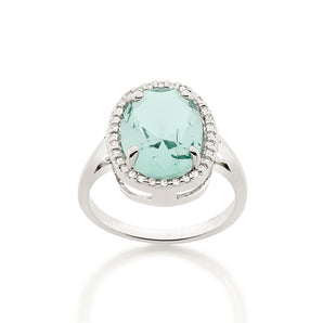RHODIUM SERENITY RING