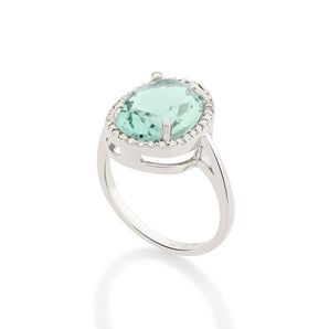 RHODIUM SERENITY RING