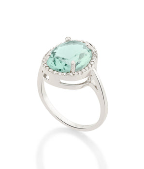 RHODIUM SERENITY RING