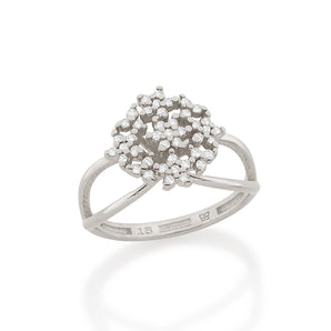 RHODIUM CLUSTER RING