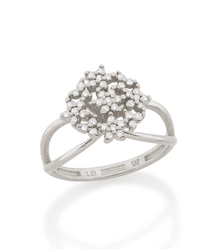 RHODIUM CLUSTER RING