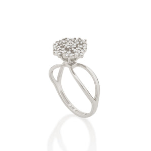 RHODIUM CLUSTER RING