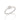 RHODIUM SINGLE STAR SKINNY RING