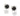 RHODIUM PLATED EARRING WITH ZIRCONIA