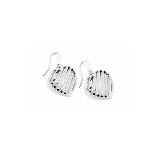 RHODIUM PLATED EARRING