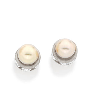 RHODIUM PLATED EARRING