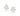 RHODIUM PLATED KID'S EARRING WITH CRYSTAL