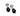RHODIUM PLATED EARRING WITH STONE
