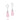 RHODIUM PLATED EARRING WITH ZIRCONIA AND STONE