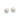 RHODIUM PLATED EARRING WITH PEARL AND ZIRCONIA