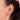 RHODIUM PLATED EARRING