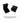 RHODIUM PLATED EARRING WITH CRYSTAL