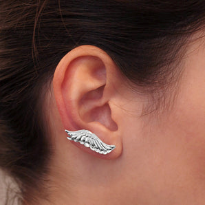 RHODIUM PLATED EARRING