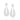 RHODIUM PLATED EARRING