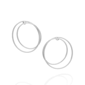 RHODIUM PLATED EARRING
