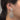 RHODIUM PLATED EARRING WITH ZIRCONIA