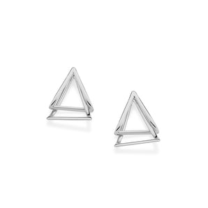 RHODIUM PLATED EARRING