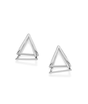 RHODIUM PLATED EARRING