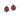 RHODIUM PLATED EARRING WITH ZIR BLACK, APLICATION RHODIUM BLACK AND CRISTALS