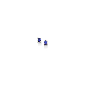RHODIUM PLATED EARRING WITH CRYSTAL