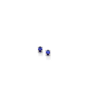 RHODIUM PLATED EARRING WITH CRYSTAL
