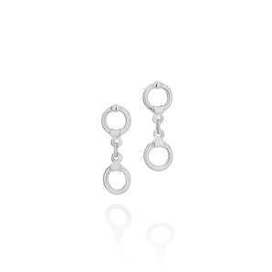 RHODIUM PLATED EARRING