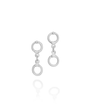 RHODIUM PLATED EARRING