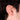 RHODIUM PLATED EARRING WITH ZIRCONIA