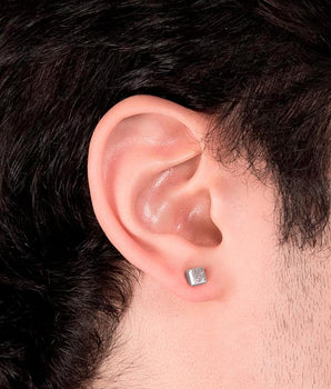 RHODIUM PLATED EARRING