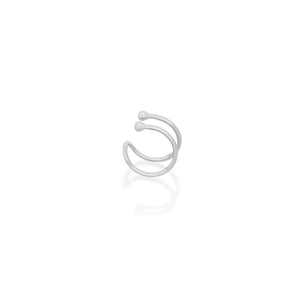 RHODIUM PLATED EARRING