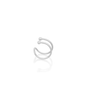 RHODIUM PLATED EARRING