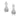 RHODIUM PLATED EARRING