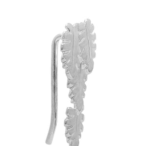 RHODIUM PLATED EARRING