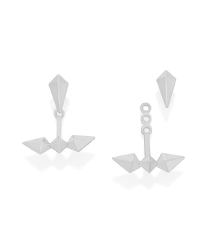 RHODIUM PLATED EARRING